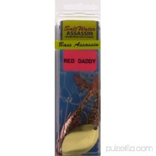 Bass Assassin Saltwater 4 Red Daddy Spinner Lure, 2-Count 553164630